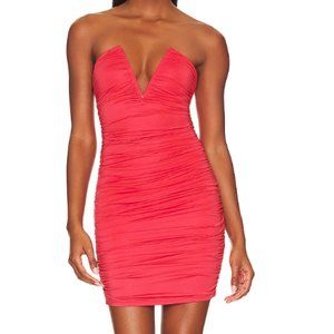 Revolve Superdown Vivienne Ruched Mini Dress